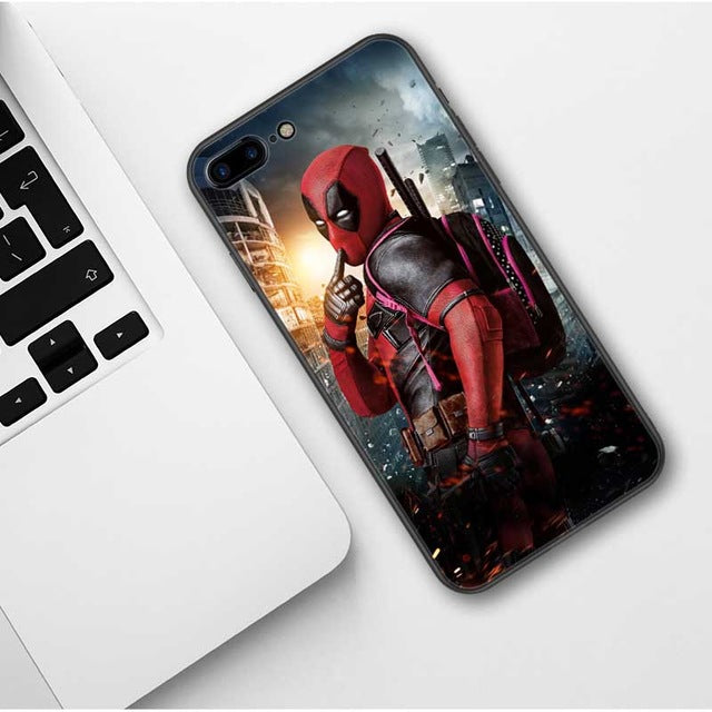 Deadpool And Thanos for iPhone X SE 5 5S 6 6S Plus 7 8 Plus XR XS MAX