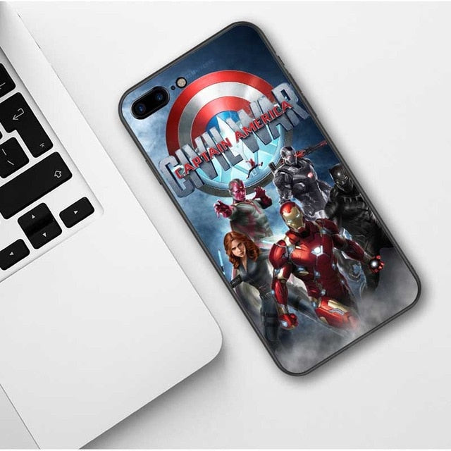 Deadpool And Thanos for iPhone X SE 5 5S 6 6S Plus 7 8 Plus XR XS MAX