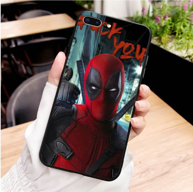 Deadpool And Thanos For  iPhone MAX XR XS X10 5 5S 5SE 6 6SPlus 7 7Plus 8 8Plus