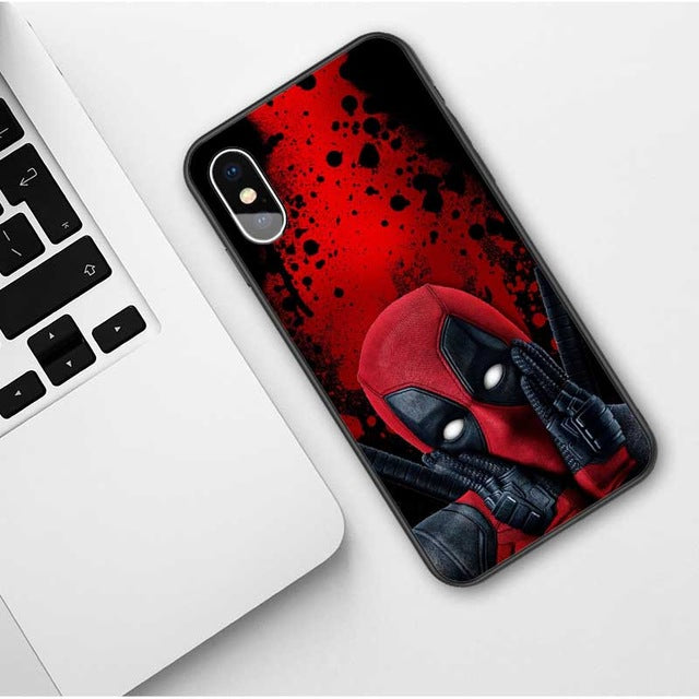 Deadpool And Thanos for iPhone X SE 5 5S 6 6S Plus 7 8 Plus XR XS MAX