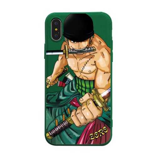 One Piece Zoro Phone Case for iPhone XS MAX X XR XS  6 6S 7 8 Plus